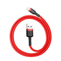 Kabelis USB2.0 A kištukas - IP Lightning kištukas, 0.5m QC3.0 su nailoniniu šarvu Cafule