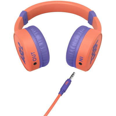 Energy Sistem Lol&Roll Pop Kids Headphones Orange (Music Share, Detachable Cable, 85 dB Volume