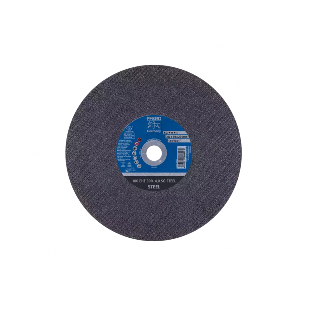 Atpjovimo diskas PFERD 100 EHT300-4,0 SG STEEL/25,4-Abrazyviniai metalo pjovimo diskai-Medžio