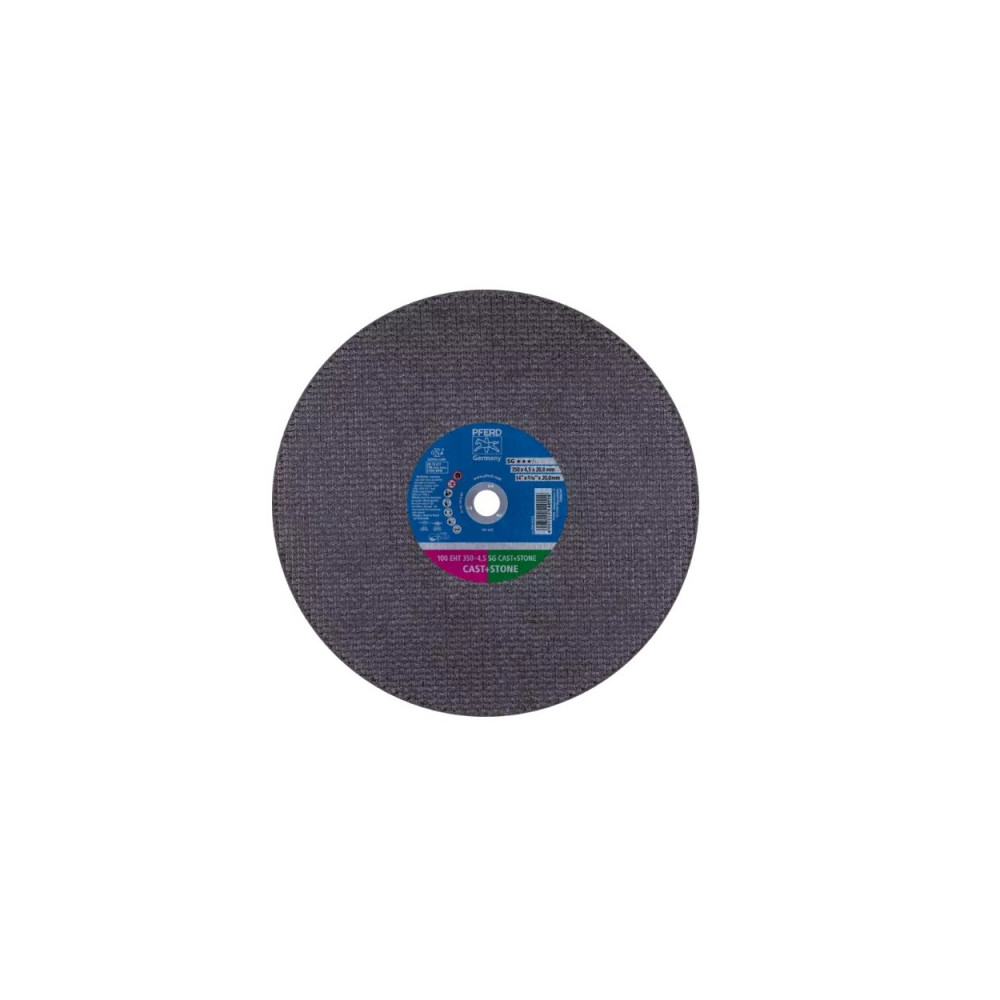 Atpjovimo diskas PFERD 100 EHT 350-4,5 SG CAST+STONE/20,0-Abrazyviniai metalo pjovimo
