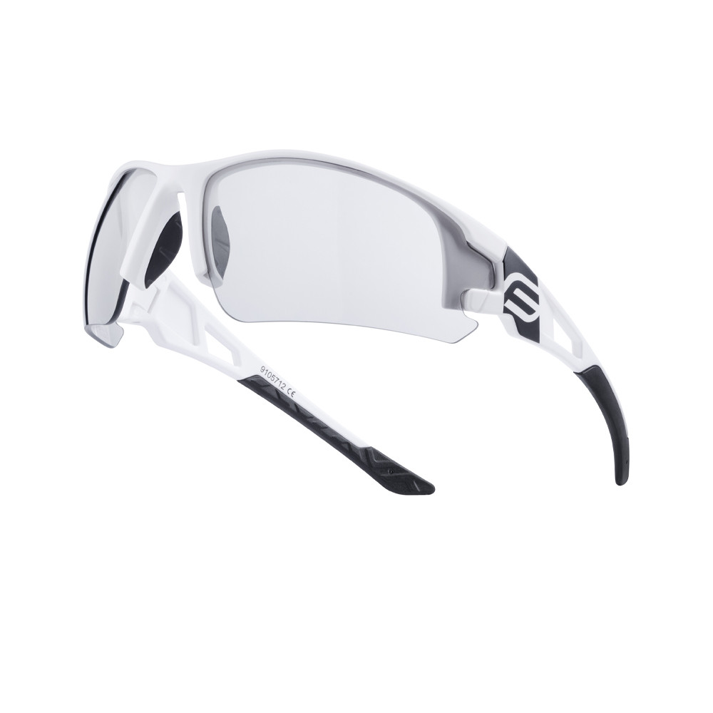 Akiniai FORCE Calibre fotochrominiai (balti)-Dviratininko akiniai-Priedai