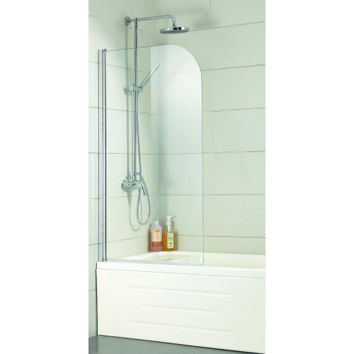 Sienelė vonios A6211 80x150 skaidri-apdailos panelės-Vonios sienelės