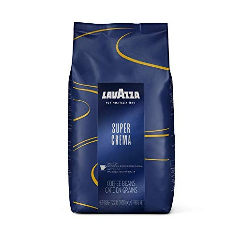 Kava pupelėmis Lavazza Super Crema Espreso 1kg-Kava, kakava-MAISTO PREKĖS IR GĖRIMAI