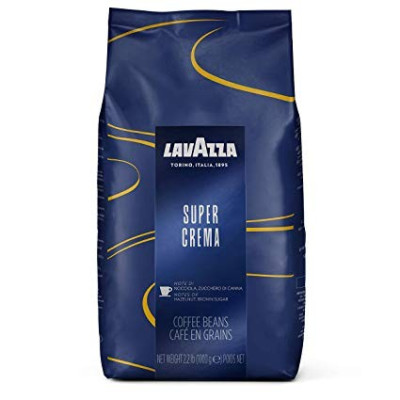 Kava pupelėmis Lavazza Super Crema Espreso 1kg-Kava, kakava-MAISTO PREKĖS IR GĖRIMAI