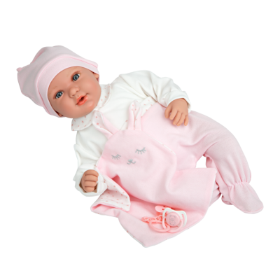 Arias kūdikėlis su antklode, verkia, 45 cm-Lėlės kūdikėliai-ARIAS Lėlės