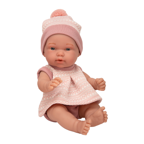 Elegantiški kūdikėliai su kepurėmis, 26 cm-Lėlės kūdikėliai-ARIAS Lėlės