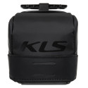Dviračio krepšys po balneliu KLS String T-system, 1l (juodas) Krepšiai