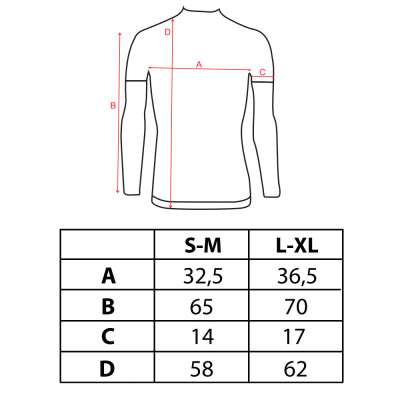 Marškinėliai / termo apatiniai FORCE Snowstorm (juodi) L-XL Rūbai
