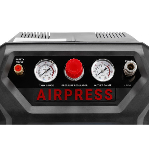 Betepalinis stūmoklinis kompresorius AIRPRESS H215/6-Stūmokliniai oro kompresoriai-Oro