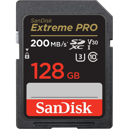 Sandisk memory card SDXC 128GB Extreme Pro Skaitmeninės laikmenos