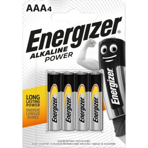 Energizer AAA/LR03, Alkaline Power, 4 pc(s)-Fotoaparatų baterijos-Fotoaparatai ir jų priedai