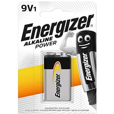 Energizer 9V/6LR61, Alkaline Power, 1 pc(s)-Fotoaparatų baterijos-Fotoaparatai ir jų priedai