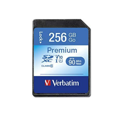 Verbatim SDXC Card 256GB Class 10-SDHC kortelės-Skaitmeninės laikmenos