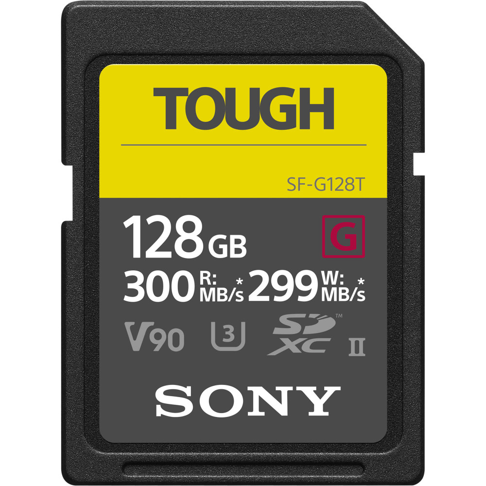 Sony memory card SDXC 128GB G Tough UHS-II U3 V90-SDHC kortelės-Skaitmeninės laikmenos