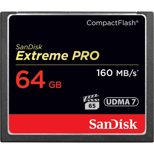 SanDisk Extreme Pro CF 64GB 160MB/s SDCFXPS-064G-X46-CF kortelės-Skaitmeninės laikmenos