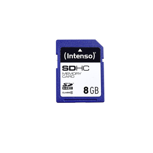 Intenso SDHC 8GB Class10 3411460-SDHC kortelės-Skaitmeninės laikmenos