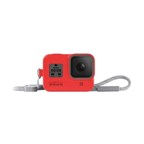 GoPro Sleeve + Lanyard (HERO8) firecracker red-Priedai-Vaizdo kameros ir jų priedai