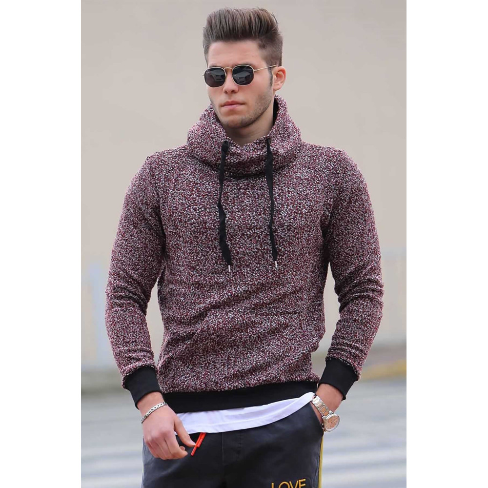 Vyriškas bordo džemperis Style-Vyrams-APRANGA, AKSESUARAI