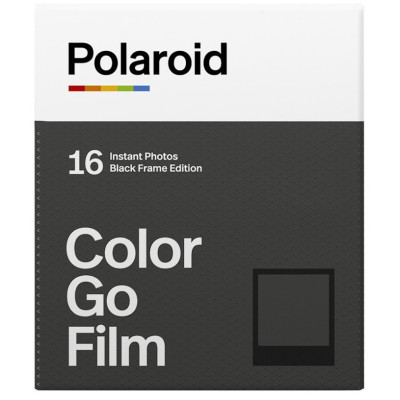POLAROID GO FILM DOUBLE PACK 16 PHOTOS - BLACK FRAME-Fotoplokštelės momentiniams