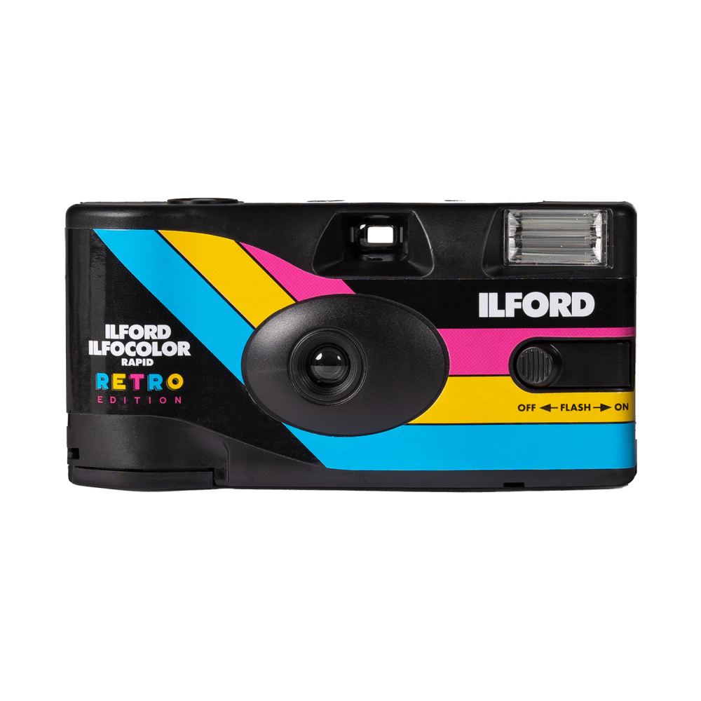 Ilford Ilfocolor Rapid Retro Single Use Camera 27 exp-Juostiniai fotoaparatai-Fotoaparatai ir