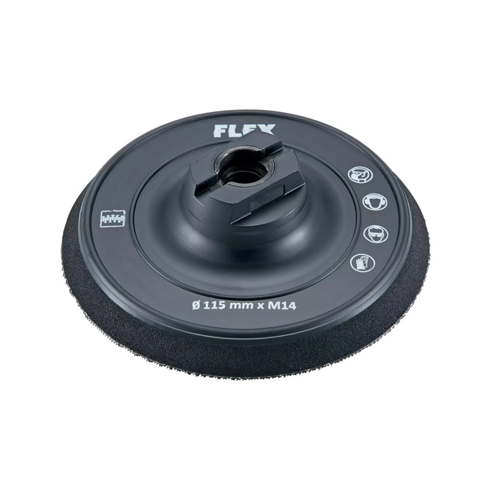 Velcro padas FLEX BP-M RE 115mm M14-Šlifavimo padai ir laikikliai-Abrazyvai
