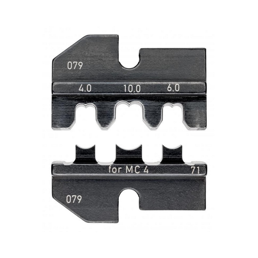 Matrica KNIPEX MC4 kontaktams 4-6-10mm²-Antgalių presavimo replės-Replės