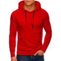 Raudonos spalvos džemperis Sim-Džemperiai su gobtuvu-Vyriški džemperiai| Džemperiai