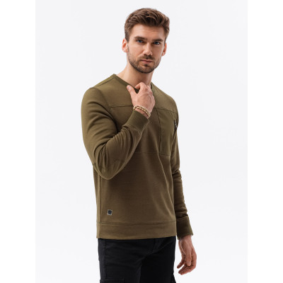 Vyriškas žalias džemperis Morel-Džemperiai be gobtuvo-Vyriški džemperiai| Džemperiai