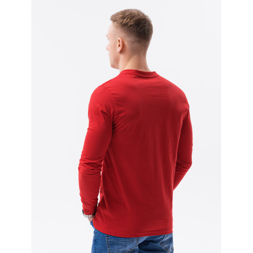 Raudona vyriška palaidinė Klere-Palaidinės-Vyriški džemperiai| Džemperiai