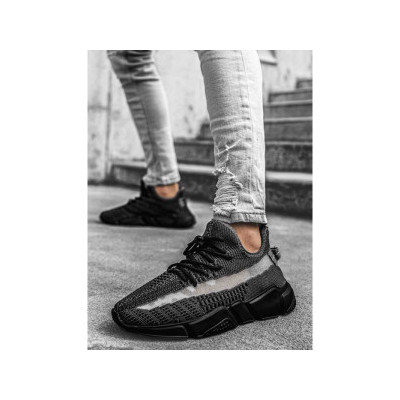 Akcija: Vyriški tamsiai pilkos spalvos laisvalaikio batai Del-Avalynė-Akcija