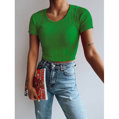 Žali moteriški marškinėliai Isabella-Marškinėliai-Moterims