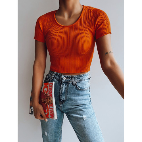 Oranžiniai moteriški marškinėliai Isabella-Marškinėliai-Moterims