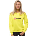 Moteriškas geltonas neoninis džemperis Nenervuok-Vyriški džemperiai su spauda-Užrašai vyrams
