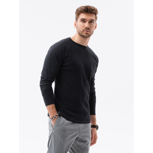 Vyriška juoda palaidinė Ager-Palaidinės-Vyriški džemperiai| Džemperiai