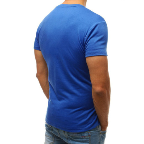 Šviesiai mėlyni vyriški marškinėliai Širdis-Vyriški marškinėliai su spauda-Užrašai vyrams
