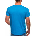 Šviesiai mėlyni vyriški marškinėliai Just do nothing-Vyriški marškinėliai su spauda-Užrašai