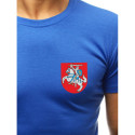 Šviesiai mėlyni vyriški marškinėliai Herbas-Vyriški marškinėliai su spauda-Užrašai vyrams