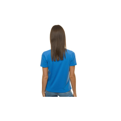 Moteriški mėlynos spalvos marškinėliai Zaraza-Marškinėliai su spauda-Užrašai moterims
