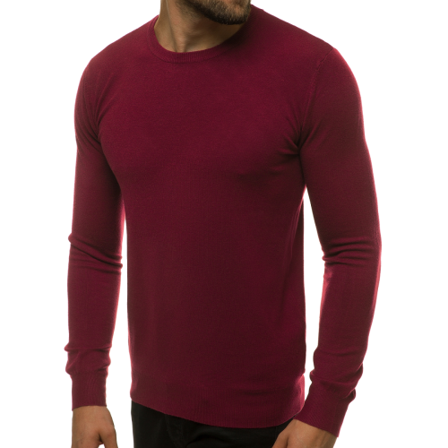 Vyriškas bordo spalvos džemperis Entoni-Džemperiai-Akcija