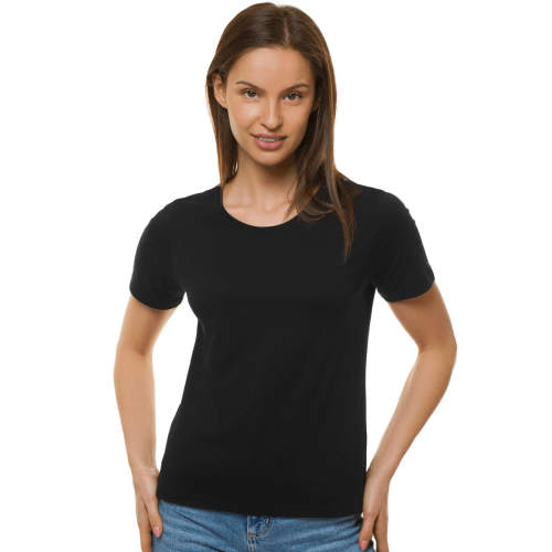Moteriški juodos spalvos marškinėliai Dian-Vyrams-APRANGA, AKSESUARAI
