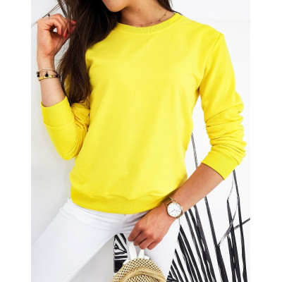 Moteriškas geltonas džemperis Spring-Džemperiai be gobtuvo-Džemperiai