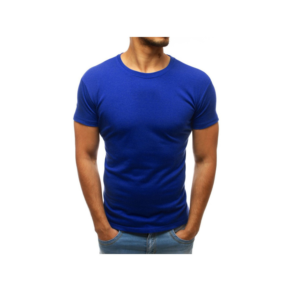 Ryškiai mėlyni vyriški marškinėliai Lika-Vyriški marškinėliai su spauda-Užrašai vyrams