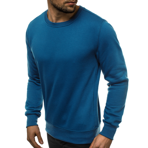 Mėlynos spalvos džemperis Vurt-Džemperiai be gobtuvo-Vyriški džemperiai| Džemperiai