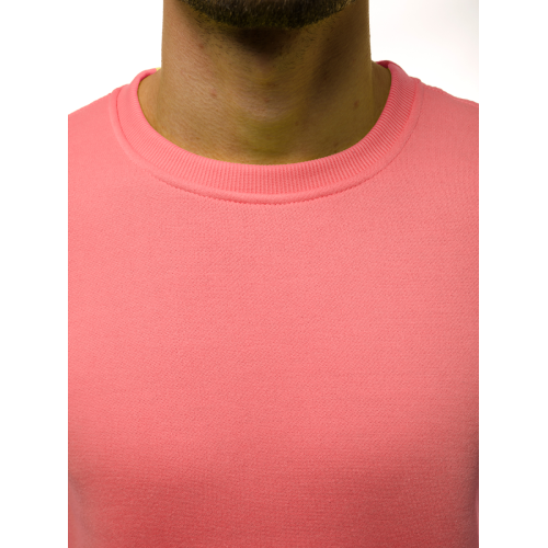Rožinės spalvos džemperis Vurt-Džemperiai be gobtuvo-Vyriški džemperiai| Džemperiai