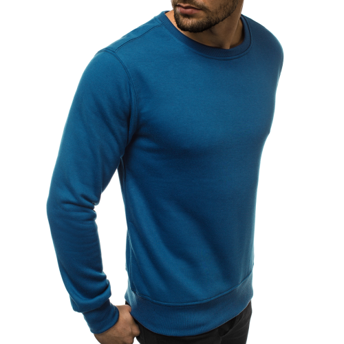 Mėlynos spalvos džemperis Vurt-Džemperiai be gobtuvo-Vyriški džemperiai| Džemperiai
