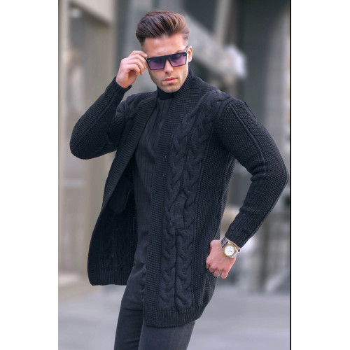 Juodos spalvos vyriškas megztinis Roget-Vyrams-APRANGA, AKSESUARAI
