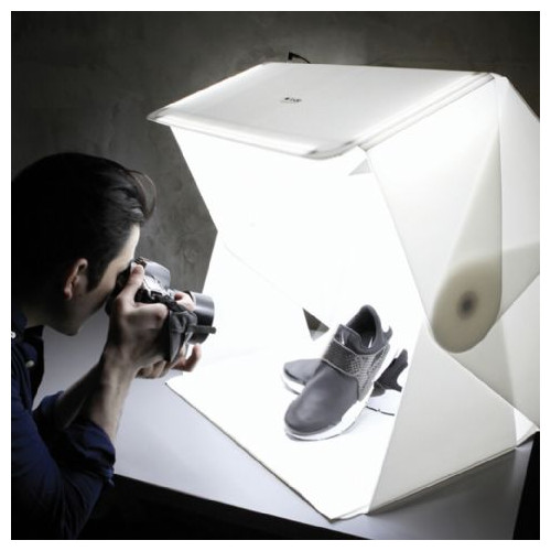 Fotografavimo palapinė LED ORANGEMONKIE Foldio 3 61 x 58.4 x 65.4 cm-360 fotografijos