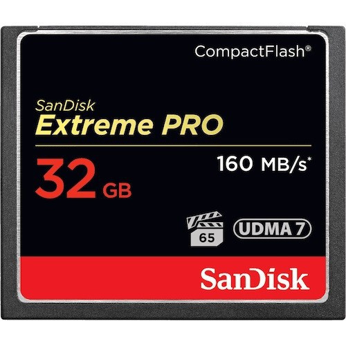 SanDisk Extreme Pro CF 32GB 160MB/s SDCFXPS-032G-X46-CF kortelės-Skaitmeninės laikmenos