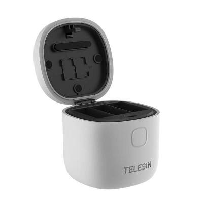 Telesin 3-slot waterproof charger Allin box for GoPro Hero 9 / Hero 10 + 3 batteries