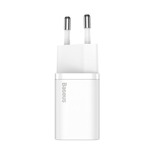 Baseus Super Si Quick Charger 1C 20W (white)-Mobiliųjų telefonų priedai-Telefonai ir